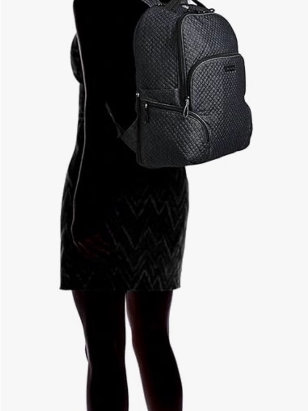 Vera Bradley Denim Navy Backpack NWT Sealed New Quilted Travel School Bag - Picture 3 of 7